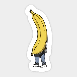 banana stand alone Sticker